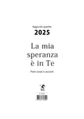 La mia speranza è in Te. Aggiunta spartito 2025 (parti corali e accordi)
